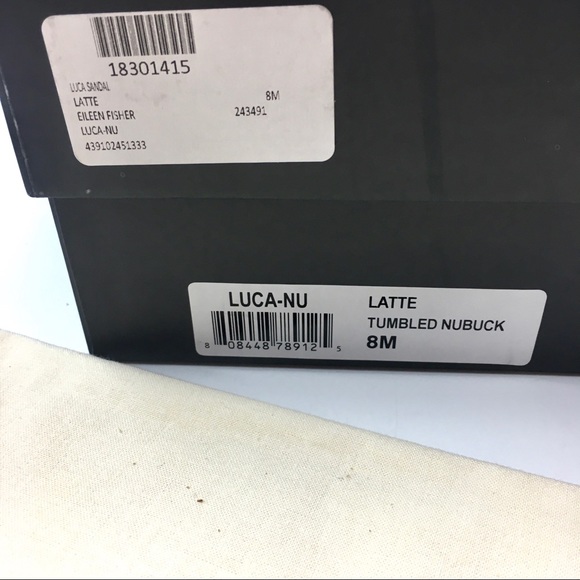 Eileen Fisher Luca Leather Sandals Size 8 - Picture 8 of 11